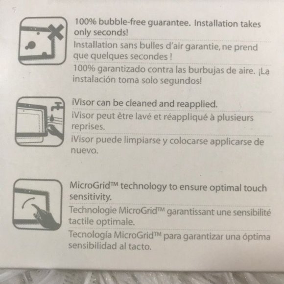 NWOT Moshi iVisor XT (HD clear) No-Bubble Screen Protector for Kindle Fire HD 7 - Picture 7 of 8